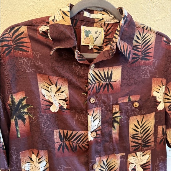 Vintage Ron Chereskin Men’s Sz M Tropical Print Button Down Shirt Mens - Picture 2 of 10